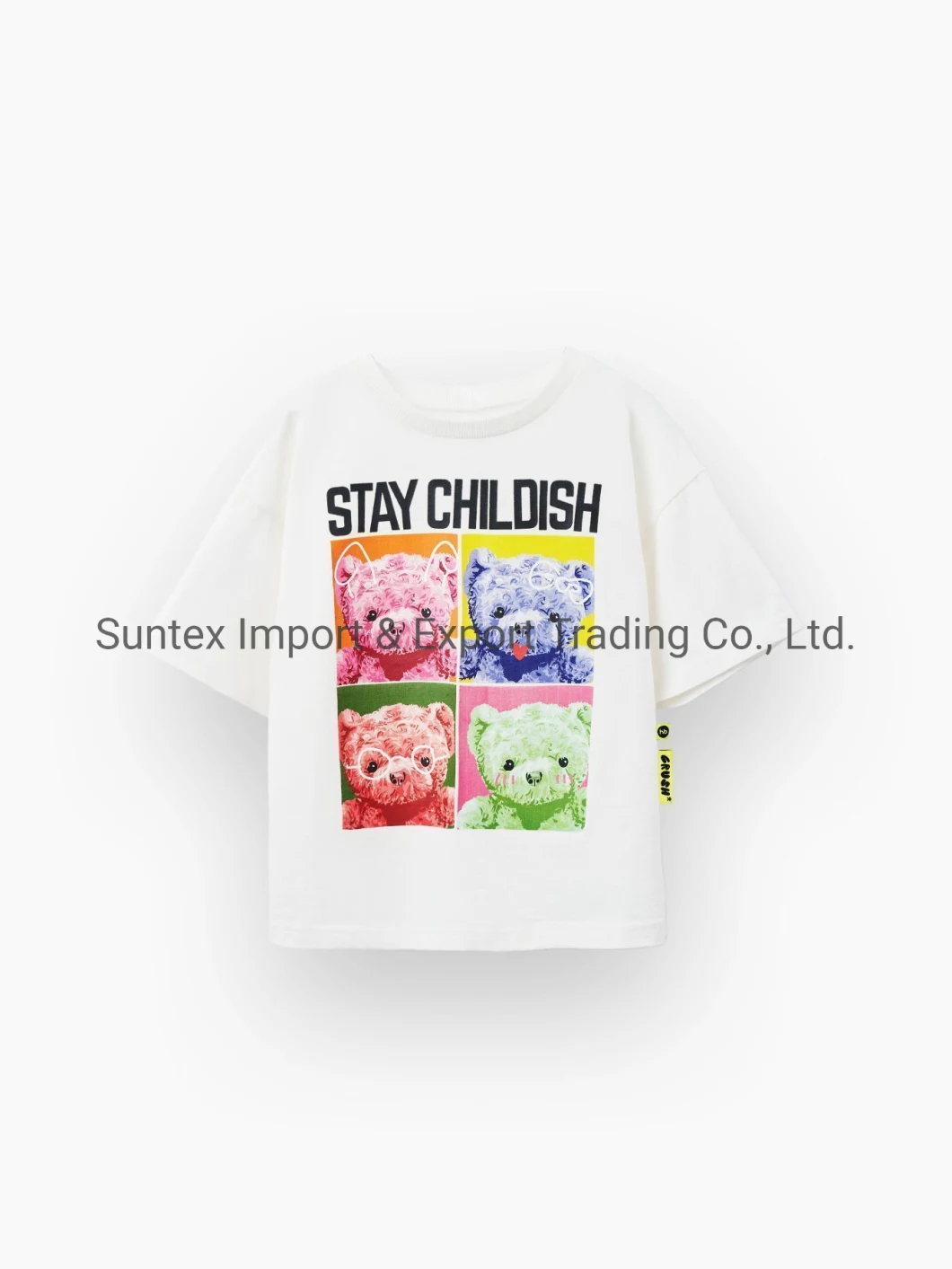 100% Cotton Digital Print Kids T-Shirts Jersey Cotton Kids Wear