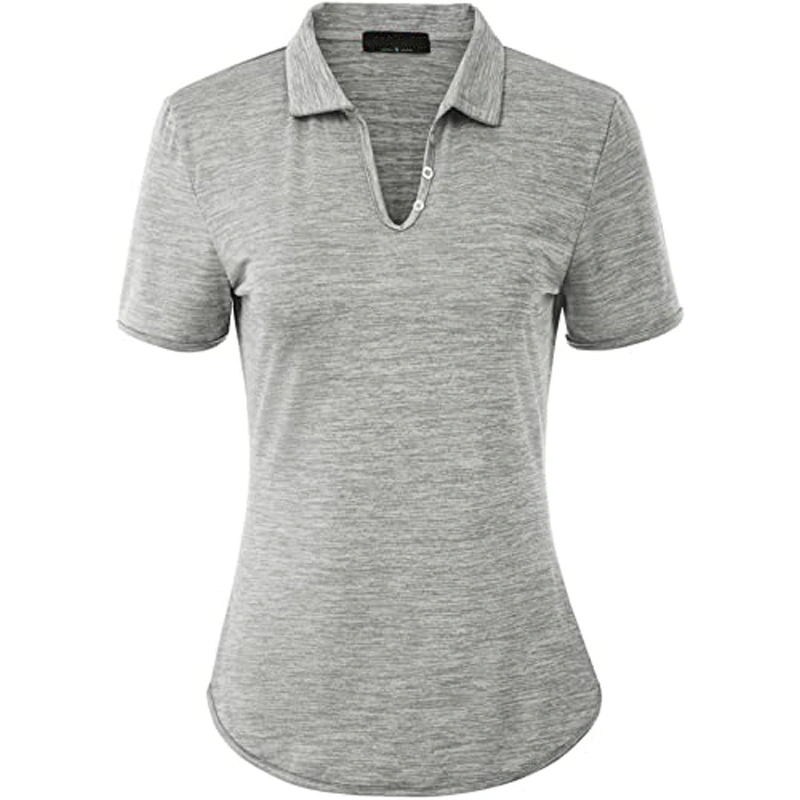 High Quality Breathable Spring Women Poly Polo Shirt