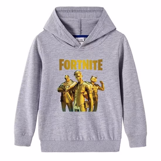 아동용 면 100% 일반 풀오버, 소매가 있는 아동 의류용 후드티